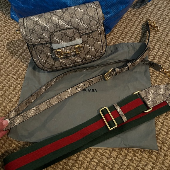 Last Call - GUCCI x BALENCIAGA The Hacker Project mini Gucci Horsebit 1955 - Picture 2 of 12